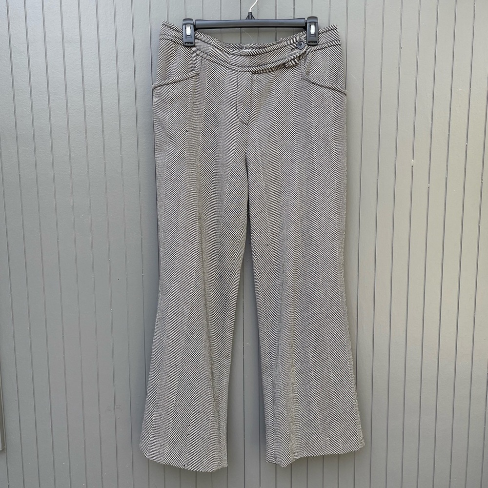 Vintage 2000’s Christian Dior Boutique Gray Herringbone Trousers